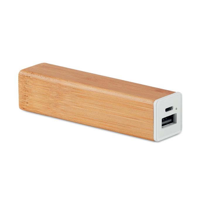 Bamboo power bank 2200 mAh