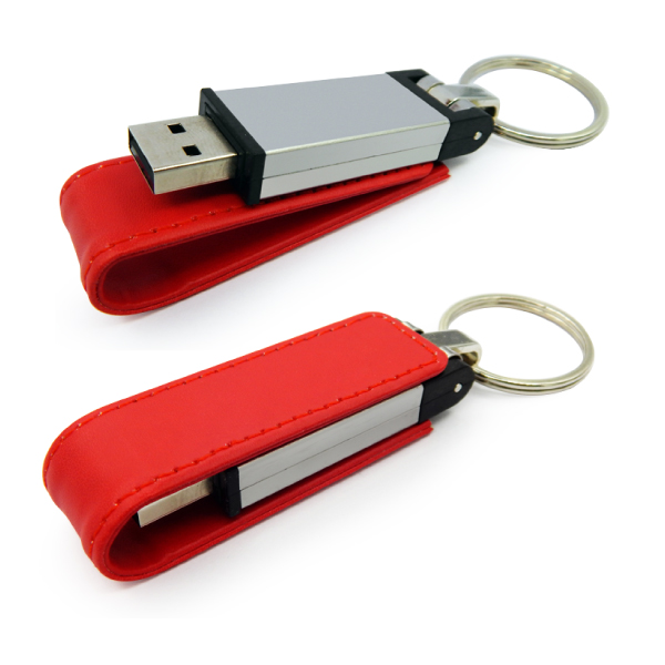 Metal and Leather USB flash drive