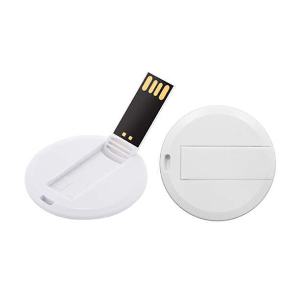 PVC card round USB flash drive