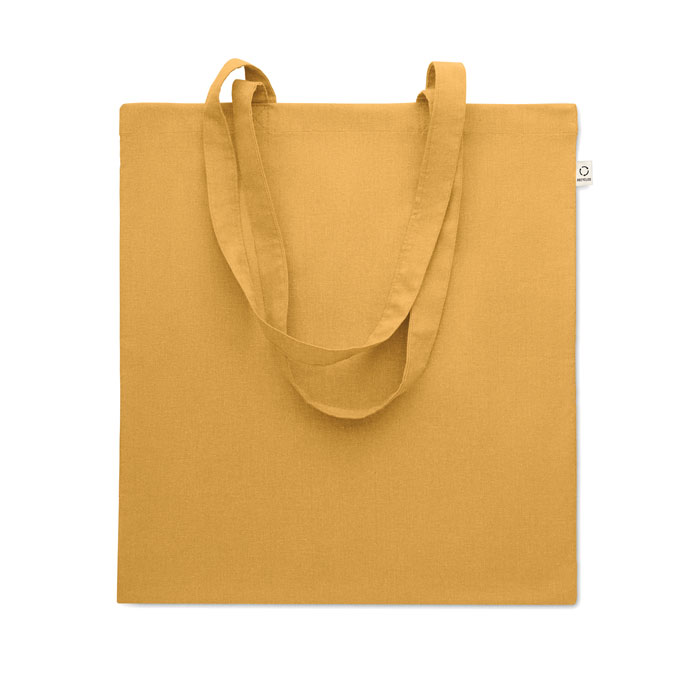 Recycled coloured cotton shopping bag